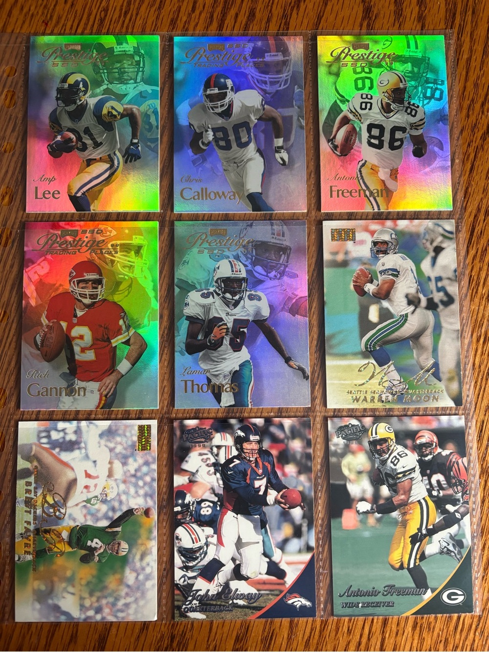 136 Mixed Football Cards Lot